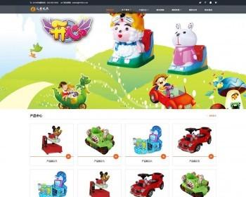（自适应手机端）儿童乐园玩具批发制造类企业网站pbootcms模板 玩具游乐设施网站源码下载